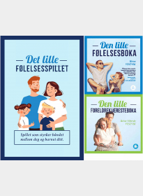 Pakketilbud: Det lille følelsesspillet / Den lille følelsesboka / Foreldrekjæresteboka